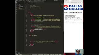 IMED2315 ClassEx4 Create Static Webpage with React - Part C