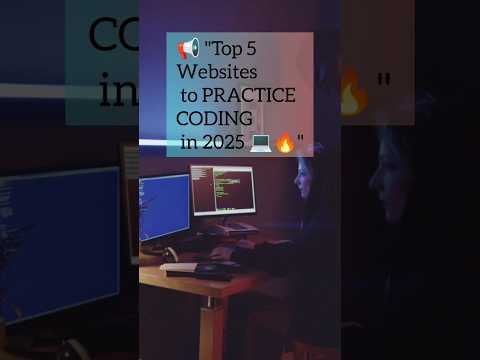 🔥Top 5 websites you NEED to start practicing coding in 2025!💻#coding #website #coder #practice