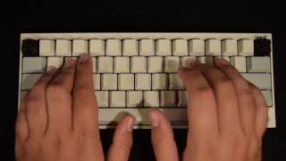 Happy Hacking Keyboard Professional 2 - 45g with Purple Silenced Sliders