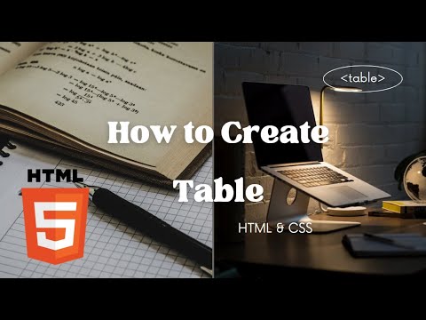 Create Stunning Tables with HTML & CSS | Step-by-Step Guide 😎😎