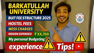 BUIT Fee Structure 2025 💰Full Breakdown + Hidden Costs | BUIT Hostel Fees | Mess | MP Colleges Tour