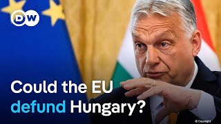 European Union parliamentarians push to cut Hungary off from all EU funds | DW News