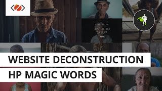 HP Magic Words - Website Deconstruction