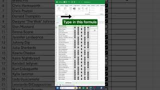 Checkboxes in Excel‼️ #excel