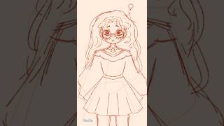 My FIRST animation (the creation process) (●'▽'●) [ #art #animation #processart #originacharacter ]