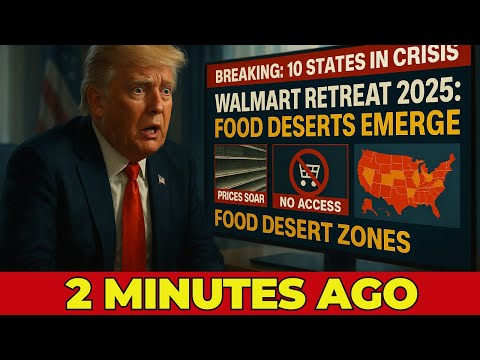 Walmart Retreat 2025: Top 10 U.S. States Facing Crisis as Tariffs Trigger Food Deserts