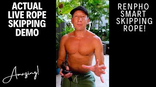 Renpho Smart Jump Rope Unboxing: Live Workout Tracking & Adjustable Design!