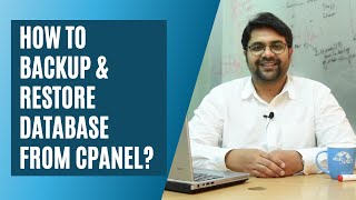 How to backup & restore database from cPanel?