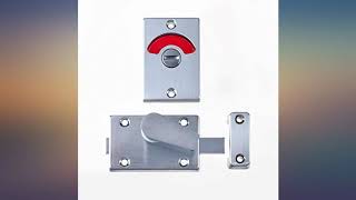 Yale Locks Indicator Bolt for Bathrooms or W.C Doors Satin Chrome P127 review
