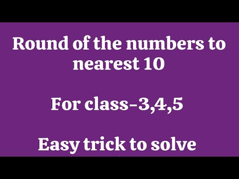 Round off numbers to nearest 10