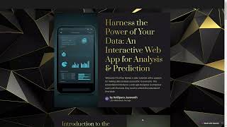 Revolutionize Your Data Insights: Explore Our Interactive Analysis & Prediction App! | Analyze app