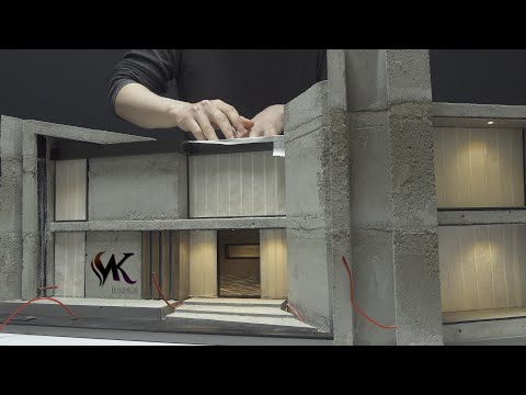 How To Build a Amazing House(model) #7. - ceiling construction.