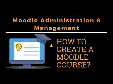 Moodle course creation