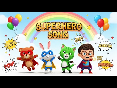 Superhero Songs for Kids - Sing Along with Superheroes!