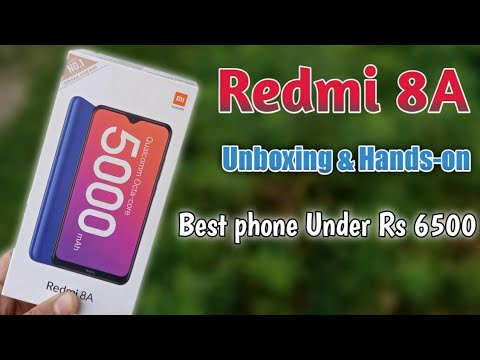 🔥Redmi 8A Unboxing and Hands-on ft.Miui 11 ||Best Budget Smartphone of  2019 under ₹ 6500