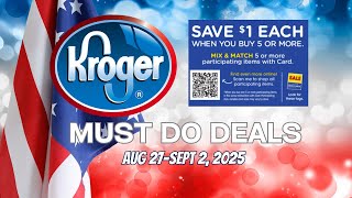 *2 Gl*tches?* Kroger MUST DO Deals for 8/27-9/2 | MEGA SALE, Weekly Digitals, Buy 2 Save $10, + MORE