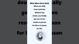 Wise Man Once Said;#deepquotes #inspirationalquotes #motivation #dailyquotes