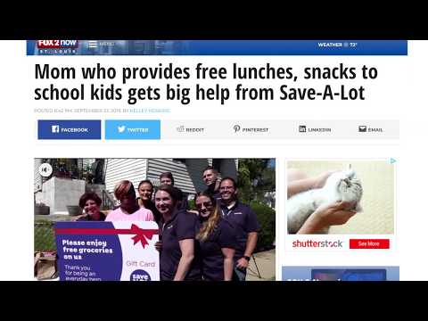 Local Hero: Mom who provides free lunches & snacks to kids gets big help from Save-A-Lot