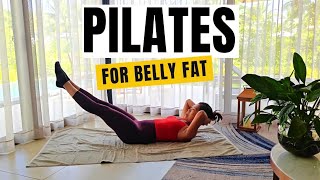 QUICK Pilates for Belly Fat 🔥 Flat Abs Home Workout (Beginner Friendly)