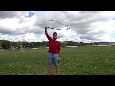Whip Cracking: How many different throws can be done in 15 seconds?