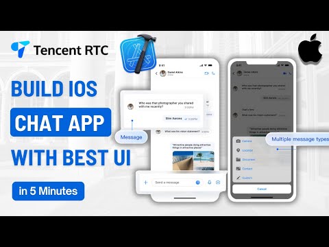 Build iOS 1v1 Chat Apps like WhatsApp & Telegram in 5 Min!  (Best UI) |  Xcode｜Tencent RTC