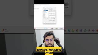First program in python #pythonforbeginners #pythonprogramming #python #programming #coding
