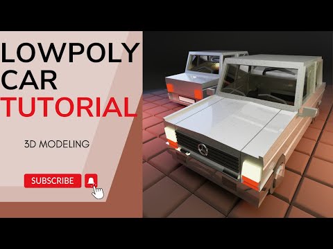 Blender Low Poly Car Tutorial | Prodo