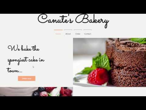 Cake Bakery Website designed by Maveristic