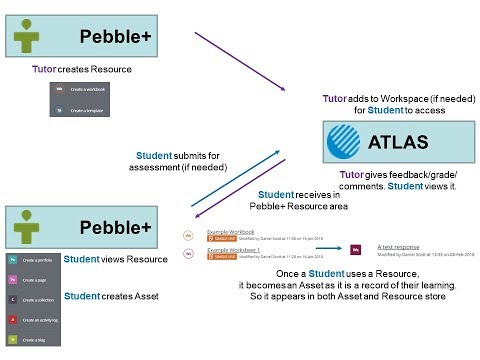 Introducing two main approaches to PebblePad