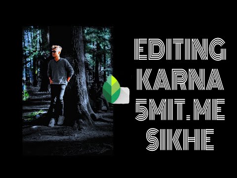 New Snapseed Photo Editing Trick | Snapseed Dark Blue Effect Editing Tutorial |