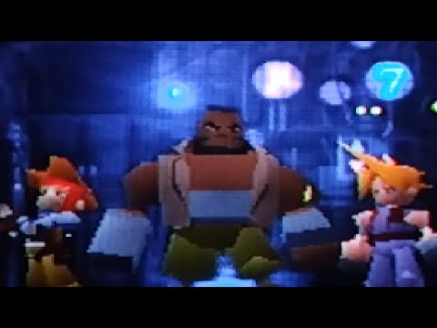 Final Fantasy VII opening cinematic & 1st boss fight officially captured on a CRT and PlayStation 2