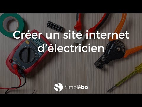 Créer un site internet d'électricien avec Simplébo