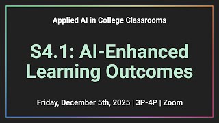 AAiCC: M4S1 - AI-Enhanced Learning Outcomes