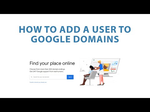 How to Add a User to Google Domains