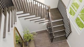 Virtual Tour - Walk-through Animation of New Custom Residence - 1200 Stockbridge, Redwood City, CA