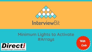 Minimum Lights to Activate | Interviewbit | Directi | Solution and explanation