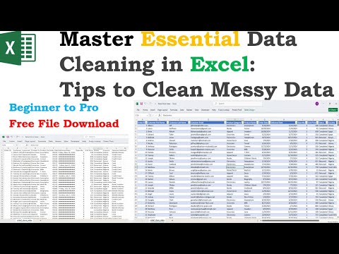 Master Essential Data Cleaning in Excel: From Beginner to Pro (Free File in Comments!) 2025
