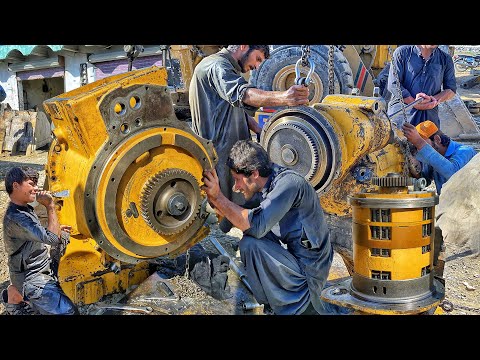There's some problems in gear of loader we restore the complete gear of Cat wheel loader