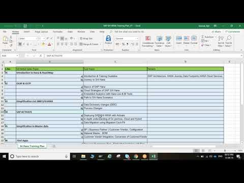 SAP S4 HANA Simple Logistics Demo
