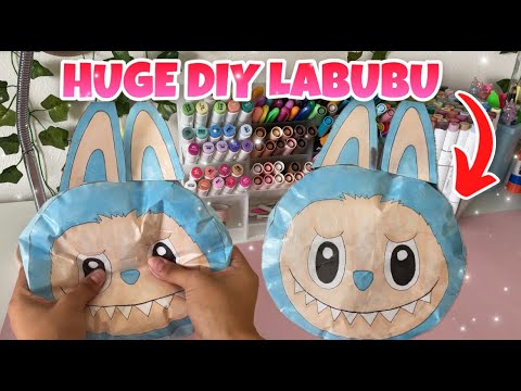 HUGE Labubu paper squishy tutorial! pt.1
