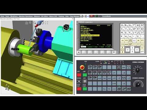 CNC Turning Simulation 9443786093