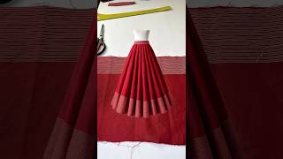 How to Make a Broken Circle Skirt Pattern #nightdresscuttingandstitching #easycutting #ningstailor