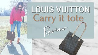 Louis Vuitton Carry it tote bag review #lvbagreview #lvtote #louisvuittonbag #handbagreview
