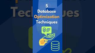 5 Database Optimization Techinques #coding #database