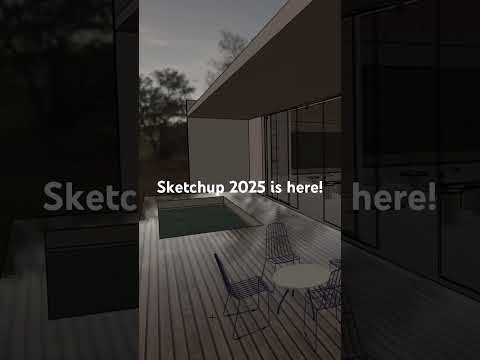 Sketchup 2025 is HERE! Have you tried it yet? #sketchup #sketchuprender
