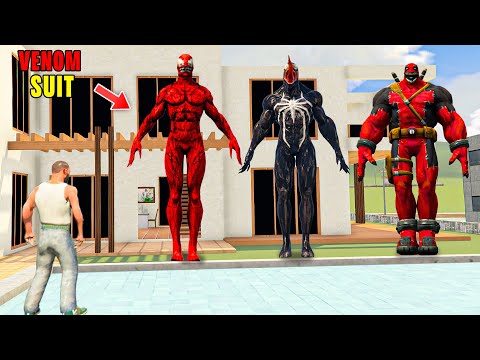 Stealing Every VENOM SUIT in INDIAN BIKE DRIVING 3D