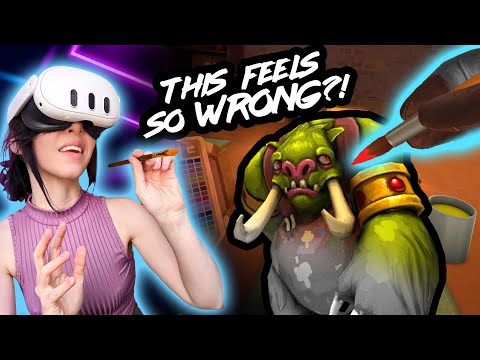 I Painted a Miniature ENTIRELY in VR ... And it felt Weird?!