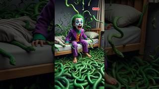Joker’s Naughty Tricks 💥| Spider-Man, Venom & Captain America #shorts #spiderman #joker #marvel