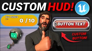 CUSTOM HUDs in Fortnite Creative/UEFN! (Widgets, Trackers, Buttons & More!)