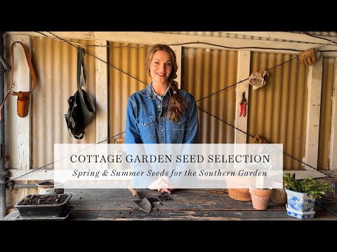Spring Cottage Garden Seed Planning